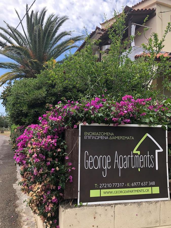 George Apartments Stoupa Bagian luar foto